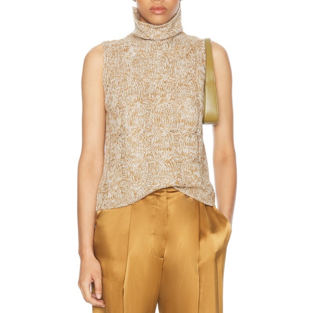 SABLYN Saige Marled sleeveless cashmere turtleneck - Picture 2 of 6